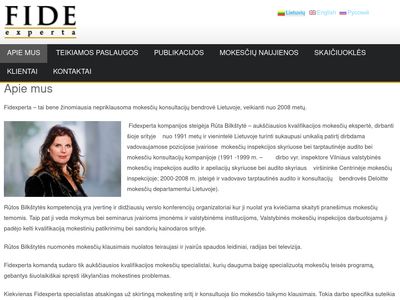 Apie mus  www.fide.lt