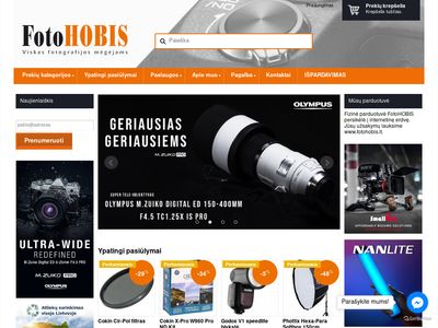 FotoHOBIS.lt | Fotoaparatai ir priedai  www.fotohobis.lt