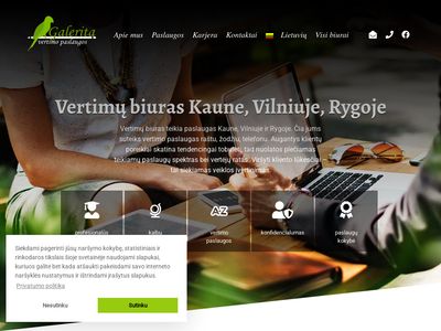 Galerita | vertimų biuras Kaune, Vilniuje, Rygoje. Vertimai raštu ir
