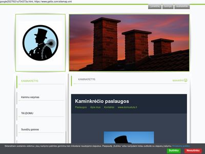 KAMINKRĖTYS, 867240204, KAMINU valymas  www.gattix.com