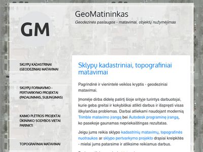 GeoMatininkas | Geodezinės paslaugos – matavimai