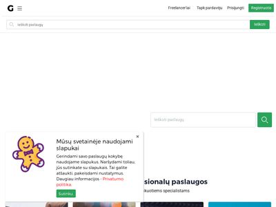 Paslaugos, freelanceriai ir užduotis – Gigsteris.lt