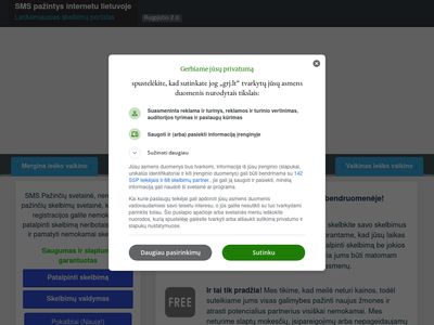 🔥 SMS Pažintys | pažinčių skelbimai be registracijos
