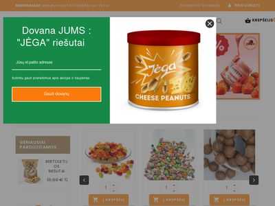 Riešutai jums ir kiti užkandžiai internetu | Guru food
