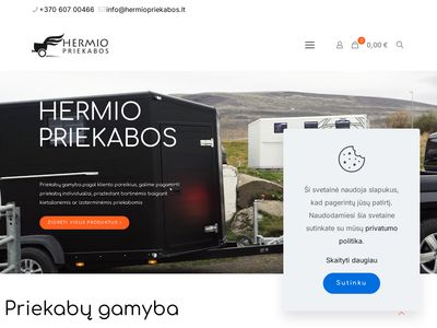 Priekabos – HermioPriekabos.lt  www.hermiopriekabos.lt
