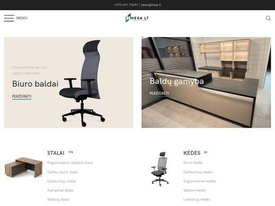 Hesa.lt – Biuro baldai, baldų gamyba verslui  hesa.lt