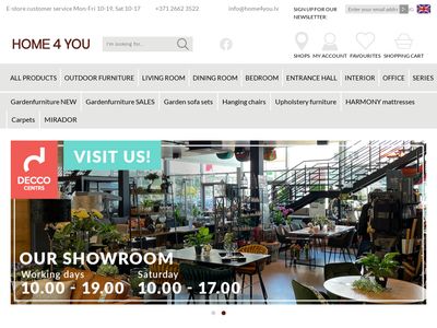 Baldai ir kitos namų interjero detalės – Home4you