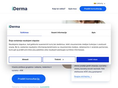 Dermatologo konsultacija internetu ✳️ Dermatologas Vilniuje