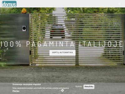 Idomus | pirmaujanti garažo vartus gaminanti įmon