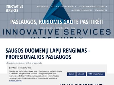 Saugos duomenų lapų rengimas – Innovative Services