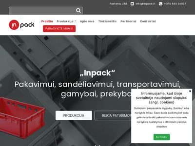Plastikinė tara, trasnportavimo dėžės | inpack.lt | inpack.lt