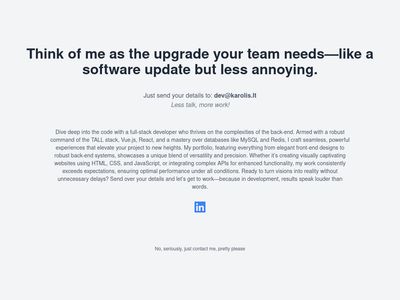 Karolio Giedraičio IĮ  www.karolis.lt