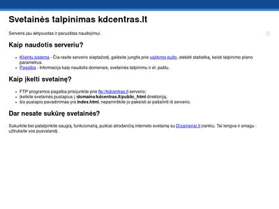 kdcentras.lt  www.kdcentras.lt
