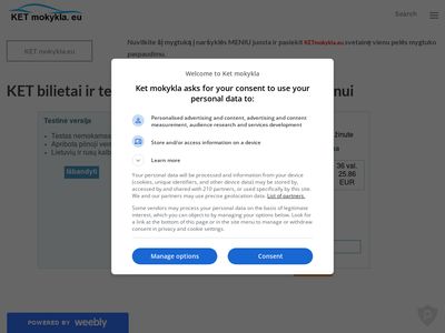 KET mokykla bilietai – KET bilietai, A, B, C, D kategorijų KET