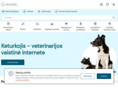 Keturkojis.lt – veterinarijos vaistinė!  www.keturkojis.lt