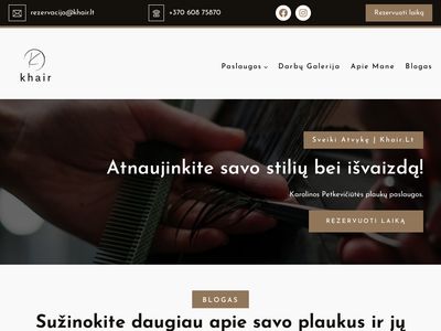 Kair.lt – Plaukų kirpimas, plaukų dažymas, plaukų procedūros