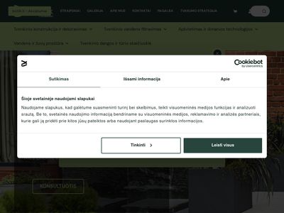 koitik – įranga tvenkiniams, kriokliams bei fontanams ir jų prieži