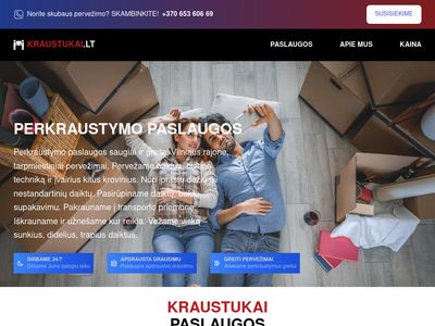 Perkraustymo paslaugos Vilniuje.Kraustukai | Perkraustymo