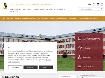 Lazdijų Motiejaus Gustaičio gimnazija  lazdijugimnazija.lt
