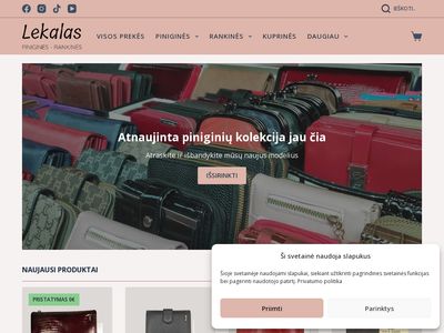 Piniginės, rankinės, rankų darbo galanterija | Lekalas