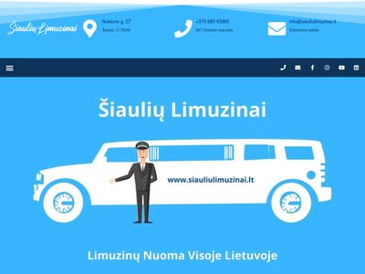 Limuzinu nuoma Siauliai Hummer Lincoln Vestuvems   www.limuzinhummer.