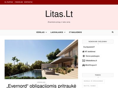 Litas.Lt – Žinantiems pinigų ir laiko vertę  www.litas.lt