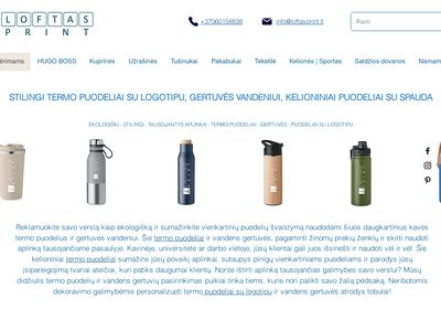 Termo Puodeliai | Loftas Print | Vilnius  www.loftasprint.lt
