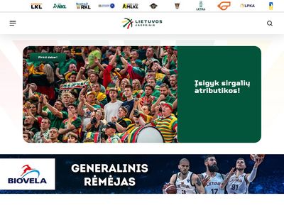 Pagrindinis puslapis – Lietuvos Krepšinio Federacija