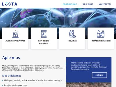 Lūsta | Valymų centras  lusta.lt