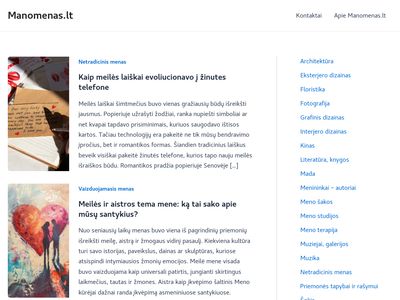 Mano menas – Manomenas.lt  www.manomenas.lt
