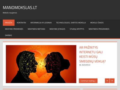 Mano mokslas – Manomokslas.lt  www.manomokslas.lt
