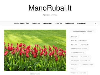 ManoRubai.lt – Pigūs rūbai internetu  www.manorubai.lt
