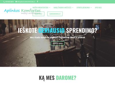 Aplinkos komfortas UAB – Mažoji Architektūra  mazojiarchitektura.lt