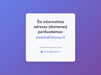 Metalo dirbtuvės – metalo suvirinimas – metalo pjovimas