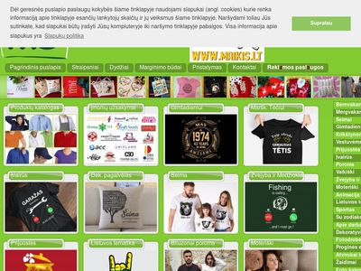 Užrašai ant marškinėlių  mgprint.lt