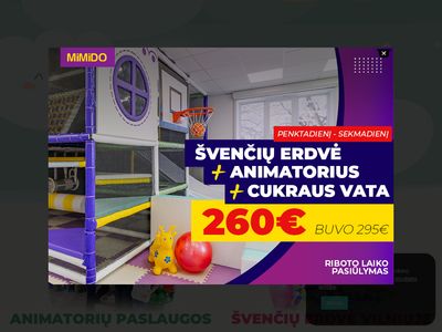 MiMiDO – Šventės vaikams, animatoriai  www.mimido.lt