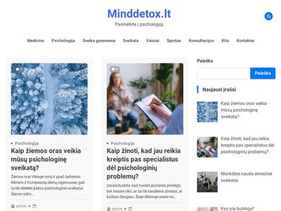 Minddetox.lt – Pasinerkite į psichologiją  www.minddetox.lt