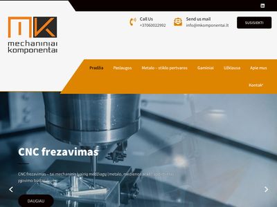 Pradžia – Mechaniniai komponentai  www.mkomponentai.lt