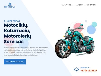 Motociklų, keturračių, motorolerių servisas – mototaktas.lt