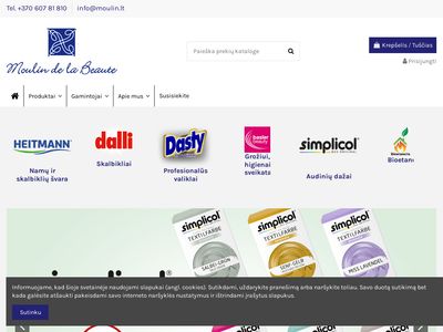 Vokiška  buitinė chemija  ir kosmetika | moulin.lt