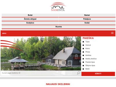 UAB "Naminta" – nekilnojamo turto agentūra, butai Klaipė