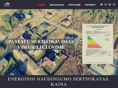 Pastato energinio naudingumo sertifikatas – kaina ir užsakymas