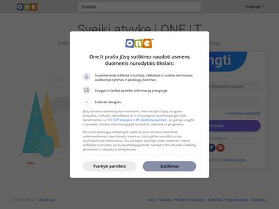 one.lt  ONE.LT – tai vieta, kur susitinka ir bendrauja draugai.