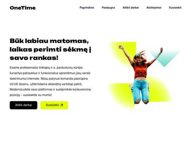 Internetinių svetainių kūrimas, WordPress, SEO – OneTime