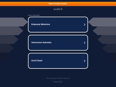 Main – ORELLI  www.orelli.lt