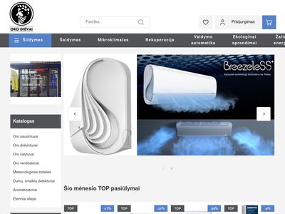 Elektroninė parduotuvė  www.orodievai.lt