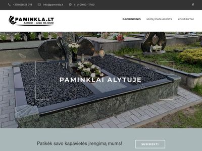 Paminklai Alytuje – Paminkla | Gaminiai iš granito ir marmuro Alytuje