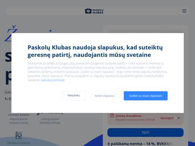 Paskolų klubas  www.paskoluklubas.lt