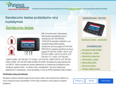 Sandarumo testai – Pasyvus namas  www.pasyvusnamas.info