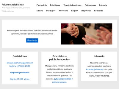 Psichologas, psichiatras Vilniuje ir internetu  privatuspsichiatras.lt